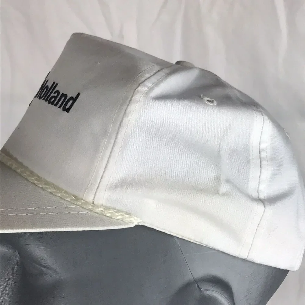 Vintage TNT Holland Trucker Hat K-Brand USA Made White Snapback Cap